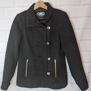 G by Guess los Angeles guess black pea coat